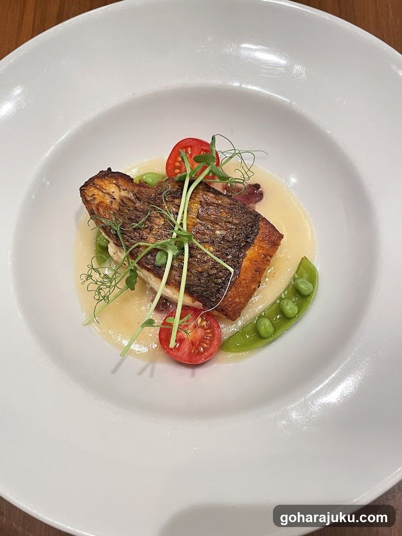 Sauced Fish with Peas and Tomatoes