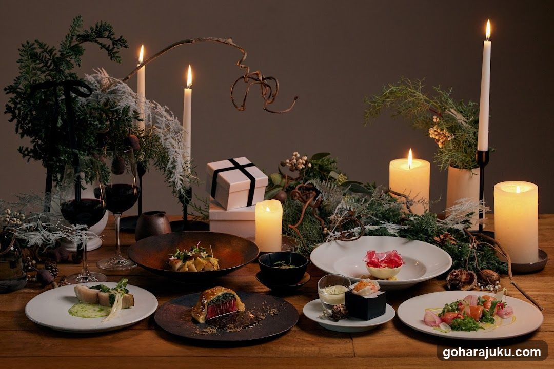 Festive Dining Table Setting