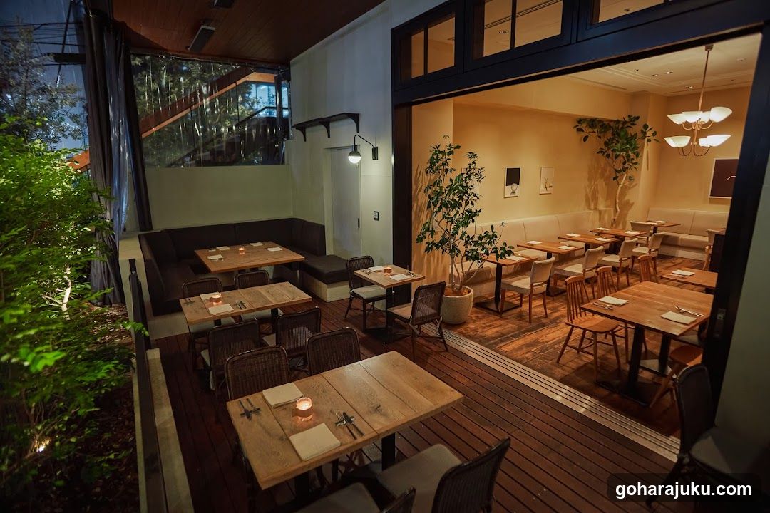 Restaurant Interior with Outdoor Seating