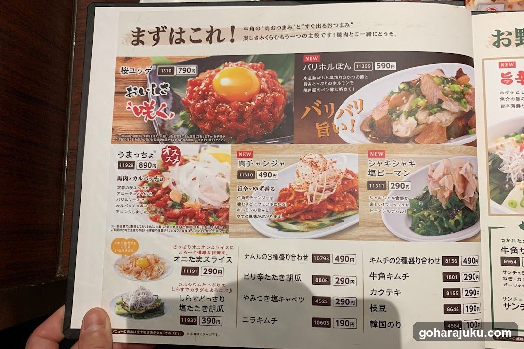 Japanese Restaurant Menu Page