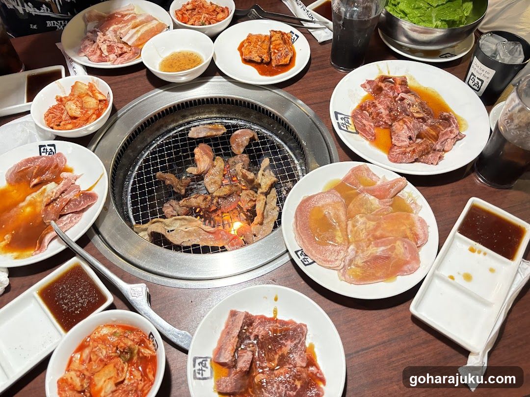 Korean BBQ Table Setting