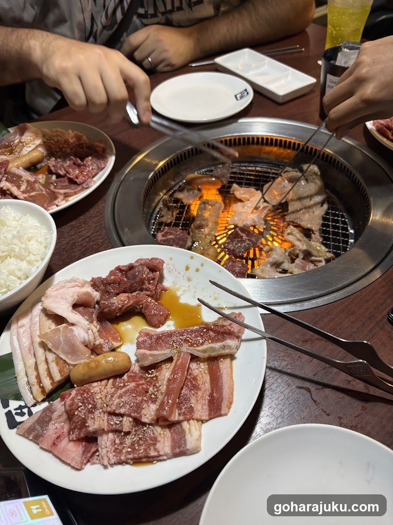Korean BBQ Dining Scene