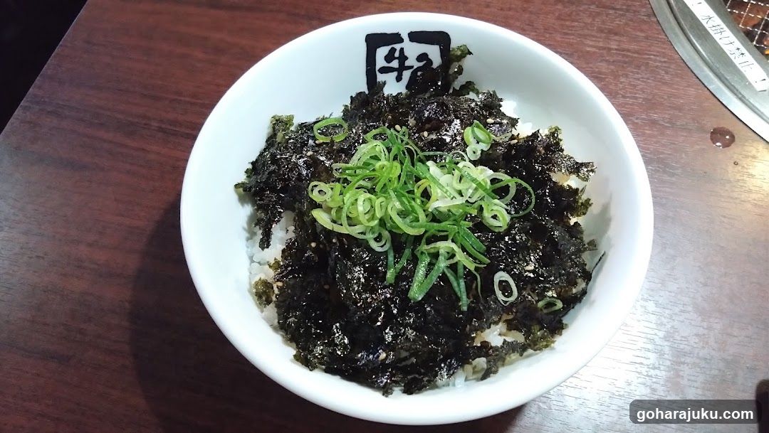 Nori Rice Bowl with Green Onions