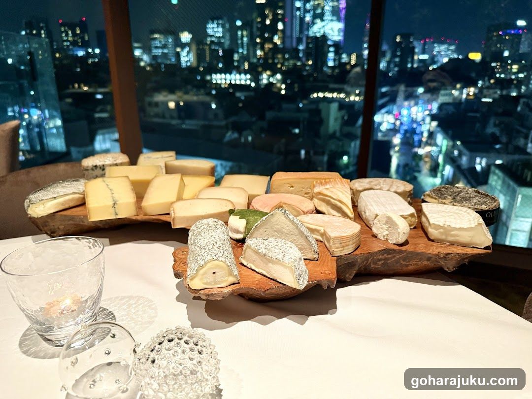 Cheese Platter with City View
