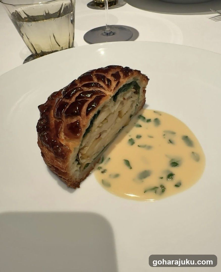 Pastry with Sauce