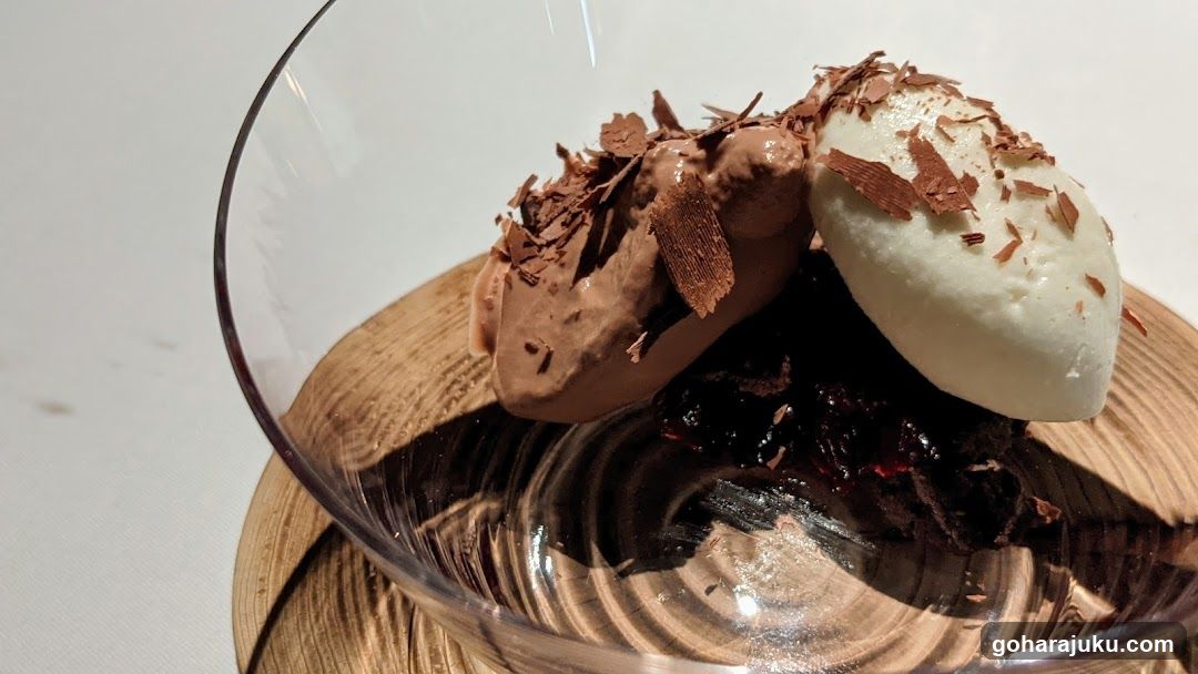 Chocolate and Vanilla Dessert
