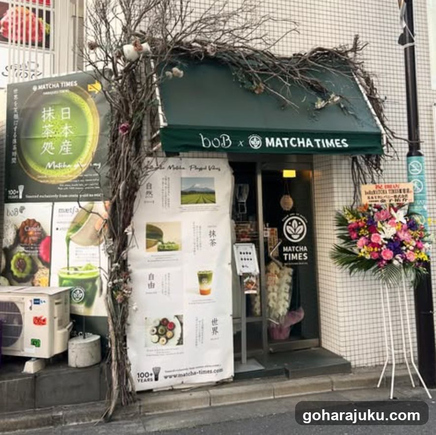 Matcha Times Shop Front