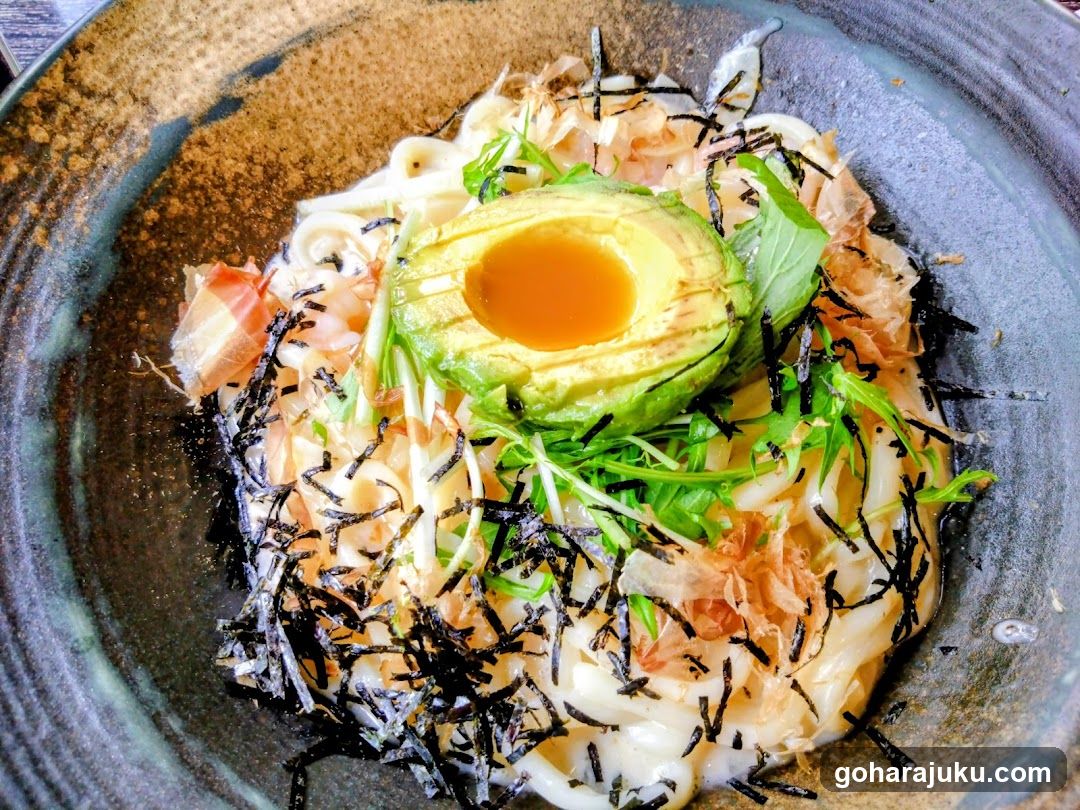 Avocado and Noodle Dish