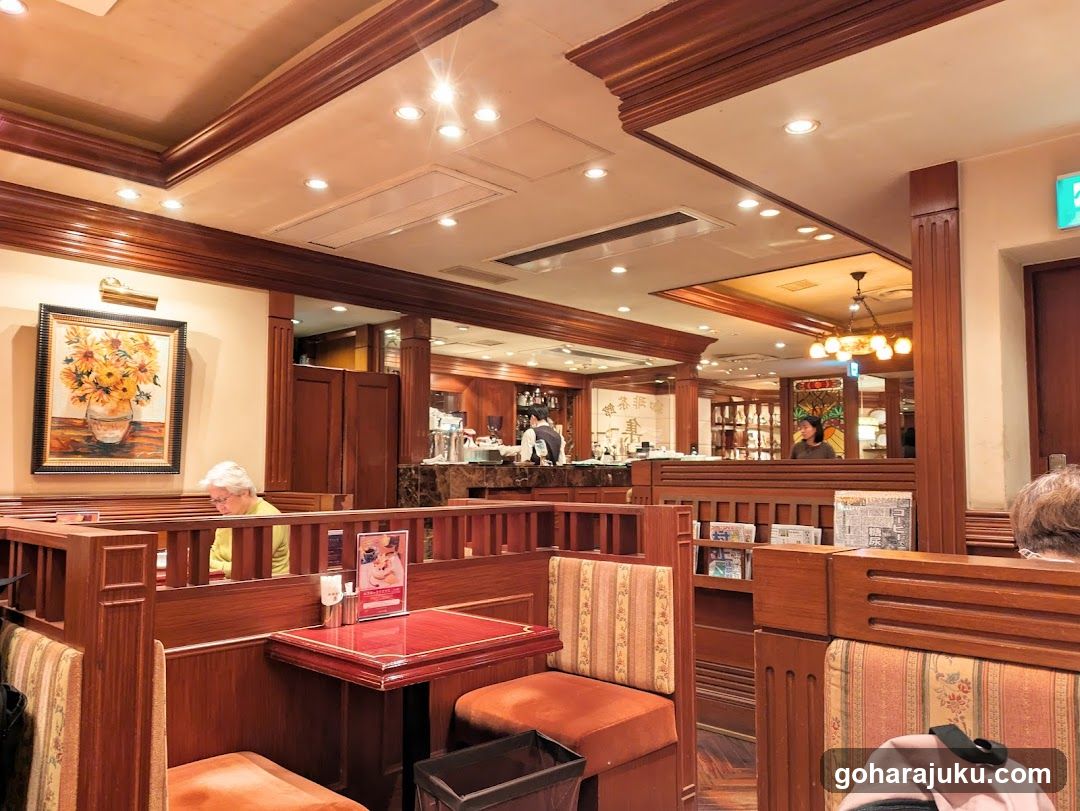 Interior of a cozy restaurant or cafe