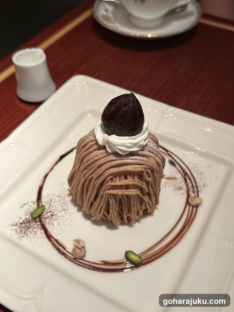 Chocolate Dessert with Pistachio Garnish