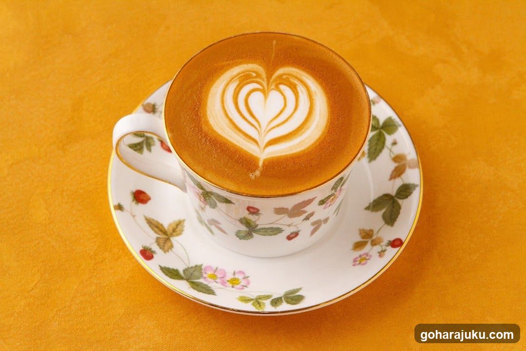 Latte with Heart Latte Art