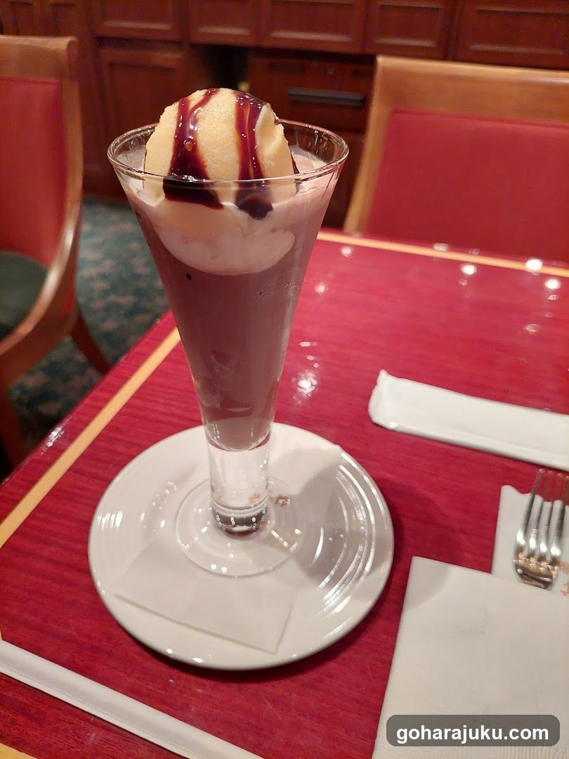 Dessert in a glass