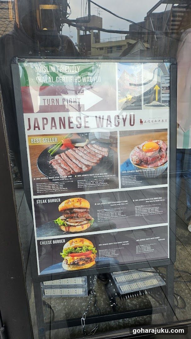Japanese Wagyu Menu Board