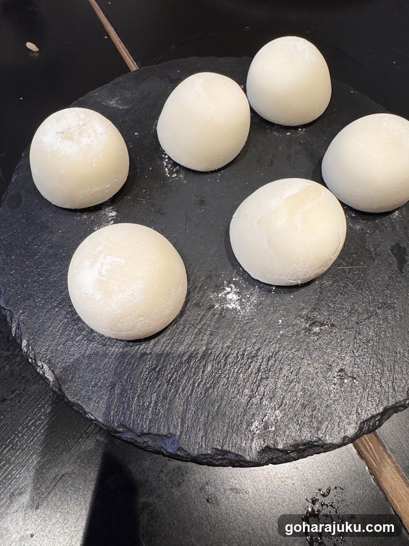 Dough Balls on Slate