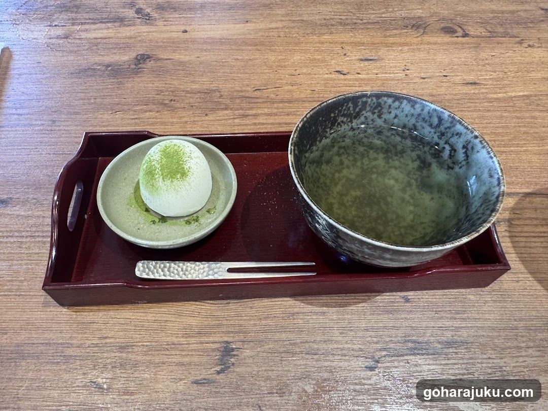 Matcha Dessert and Tea Set