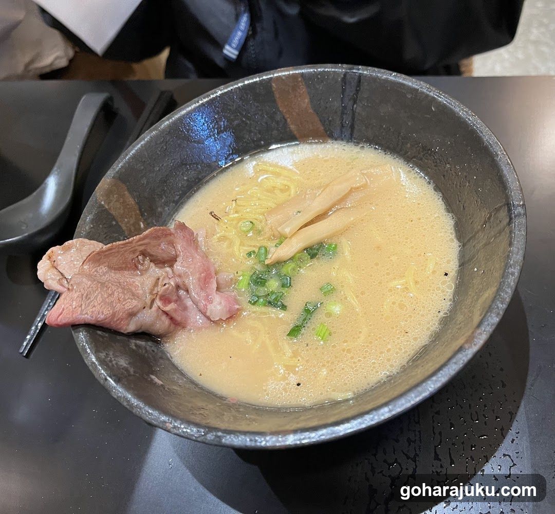 Ramen Bowl with Meat and Green Onions