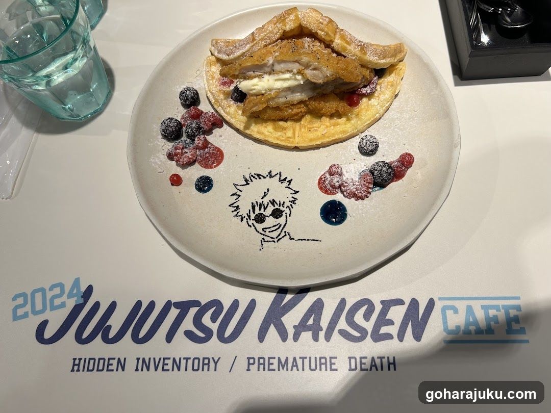 Jujutsu Kaisen Cafe Plate Art