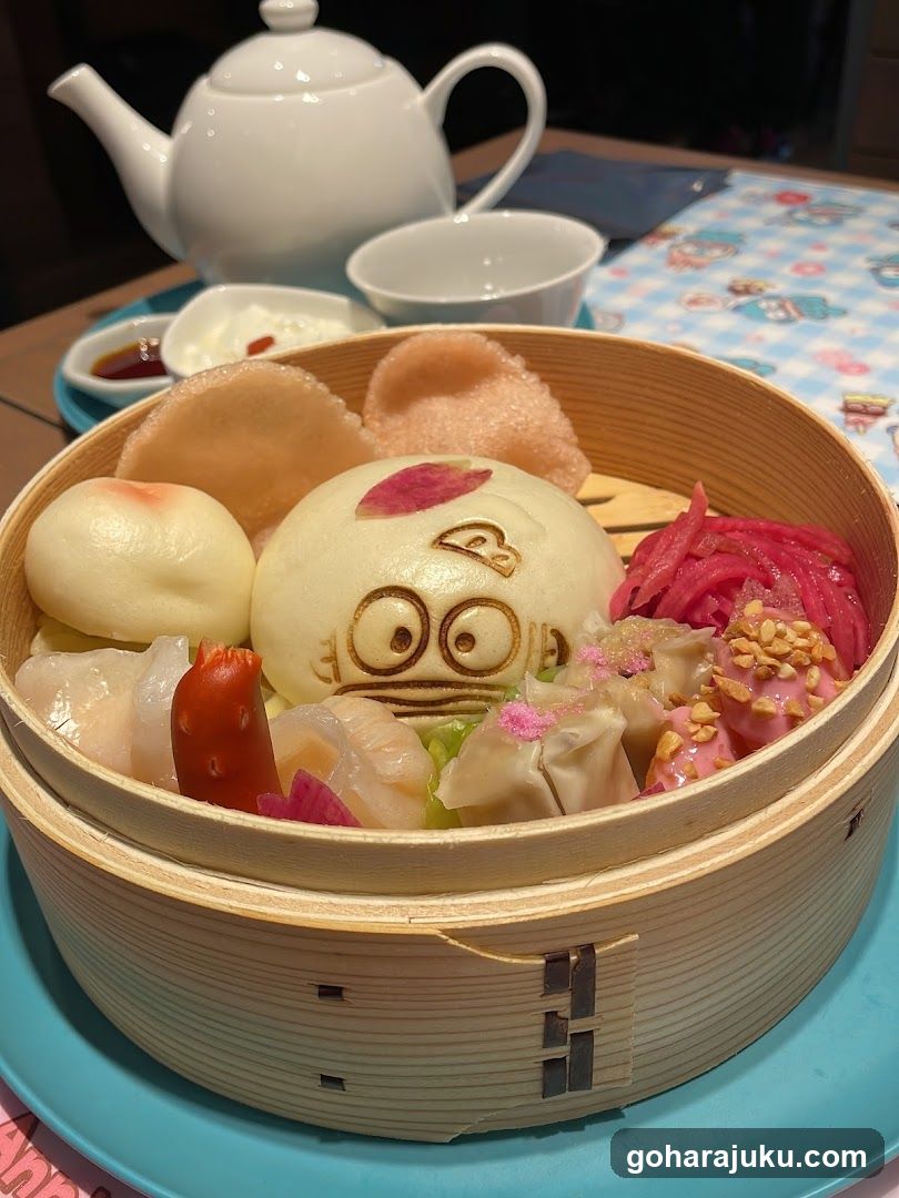 Dim Sum Platter with Character Bun