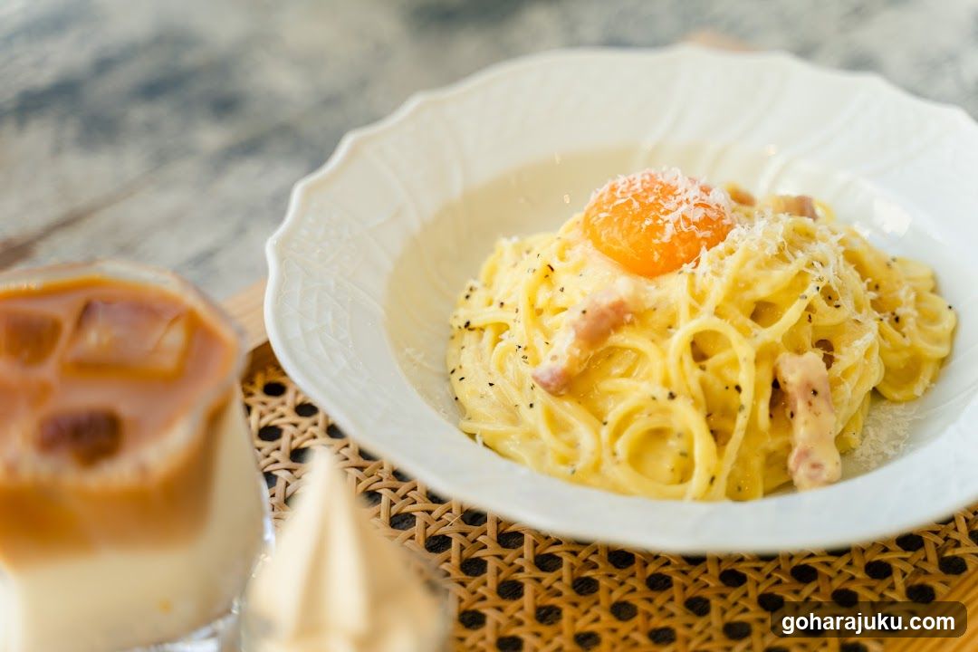 Pasta with Egg Yolk and Dessert