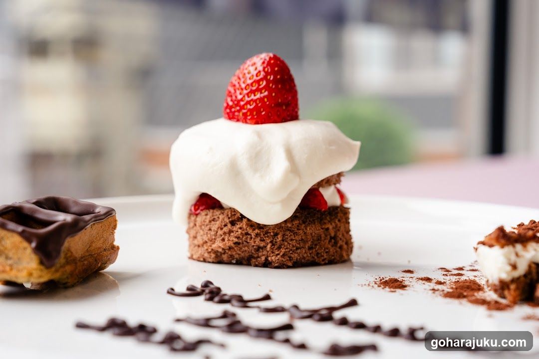 Dessert Platter with Strawberry and Chocolate
