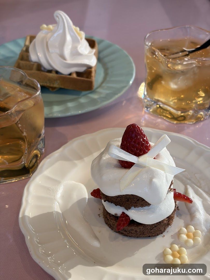 Delicious Dessert and Drink Set