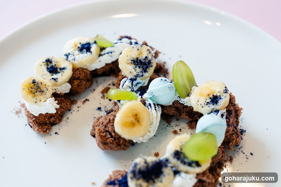 Banana and Blueberry Dessert