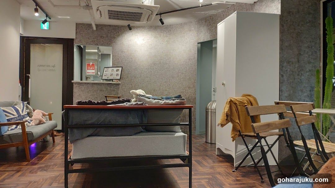 Interior of a modern lounge or cafe space