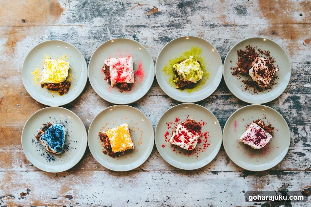 Colorful Dessert Plating