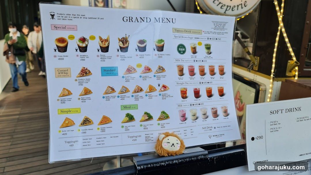 Grand Menu - Creperie
