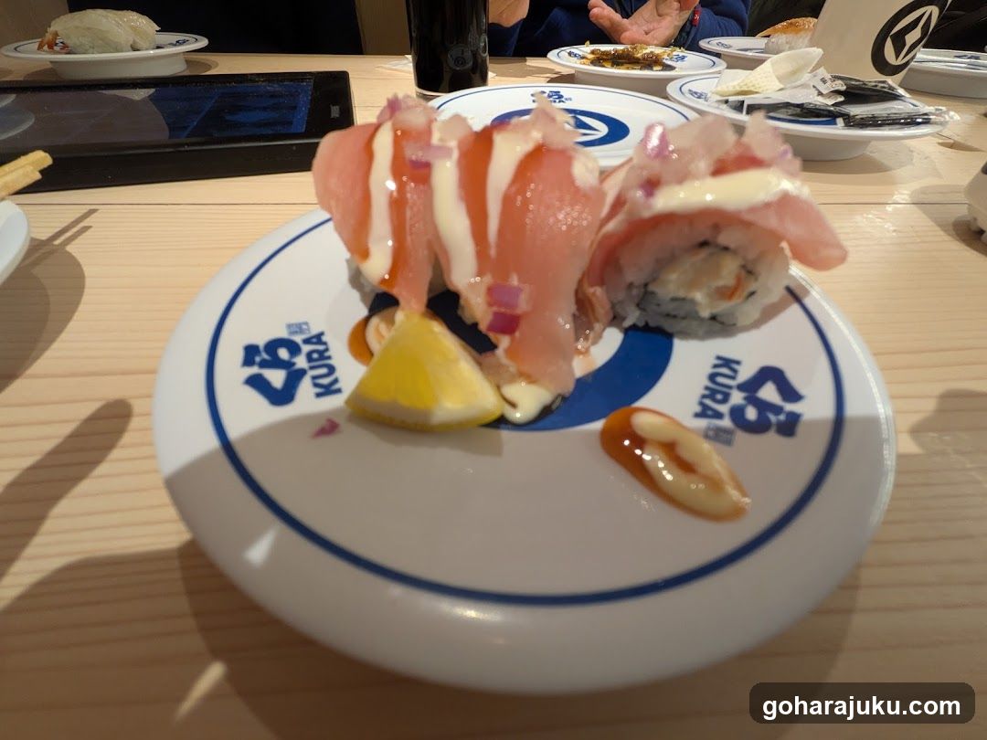 Sushi Plate at Kura Restaurant