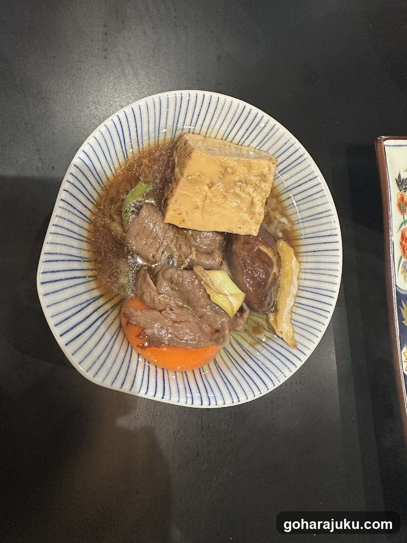 Stewed Meat and Tofu Dish