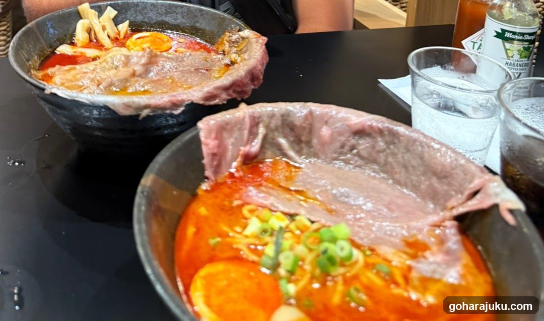 Ramen Bowls with Beef and Egg