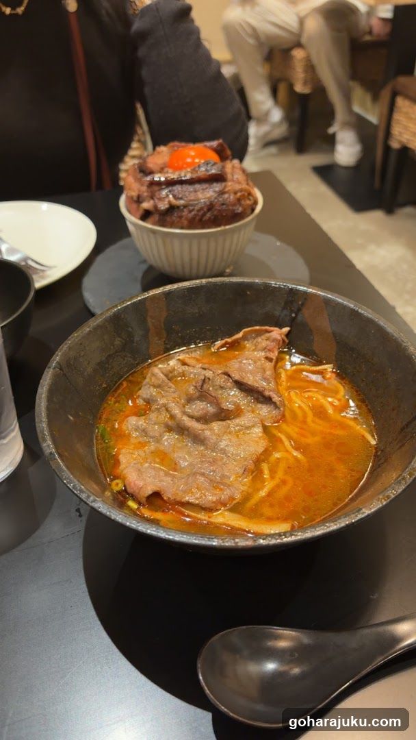 Ramen and Beef Bowl