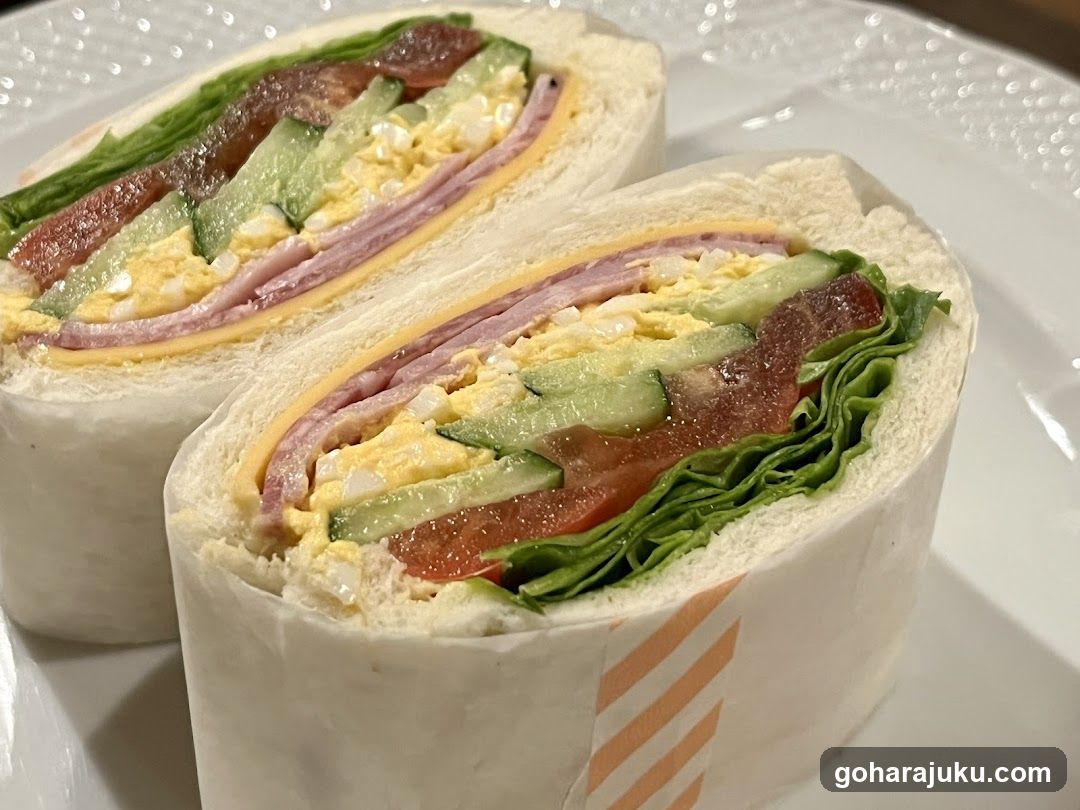 Club Sandwich Cut in Half