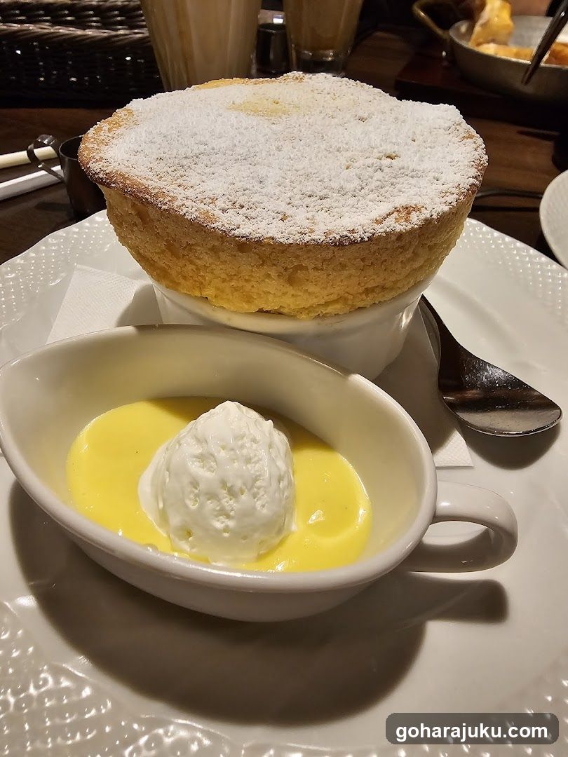 Soul Food with Custard and Ice Cream