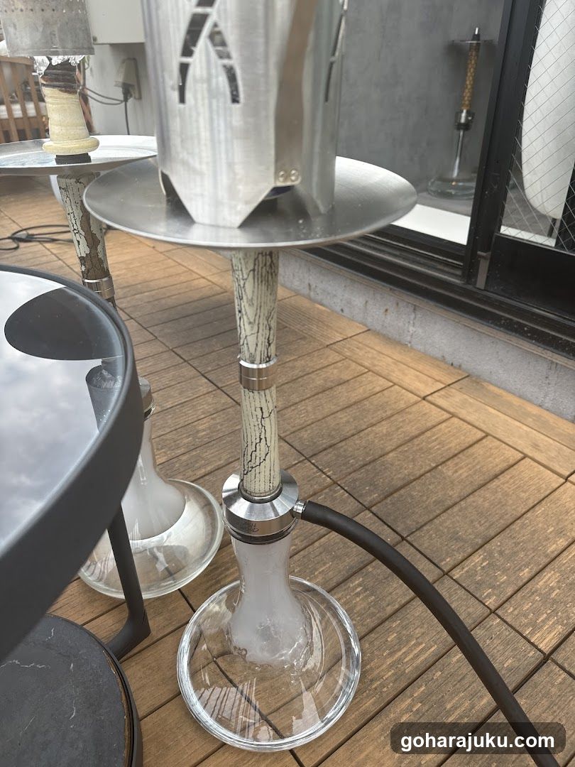 Hookah on deck