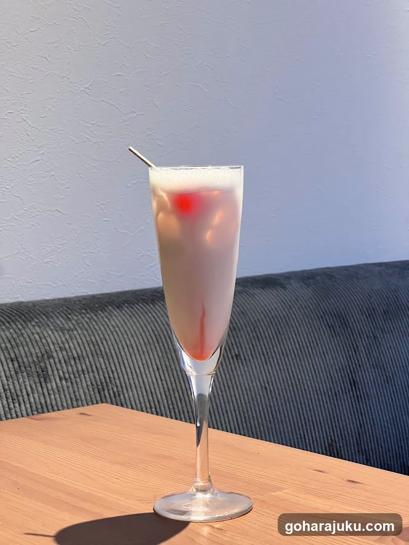 cocktail in glass