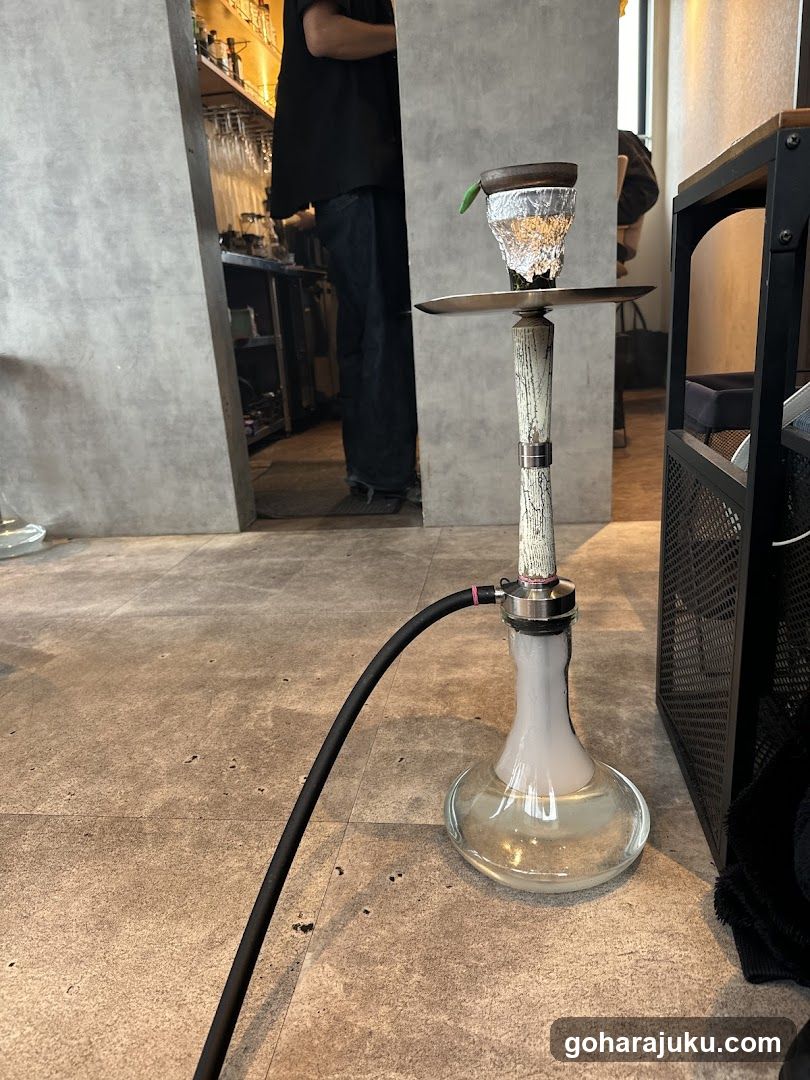 Hookah in a modern interior space