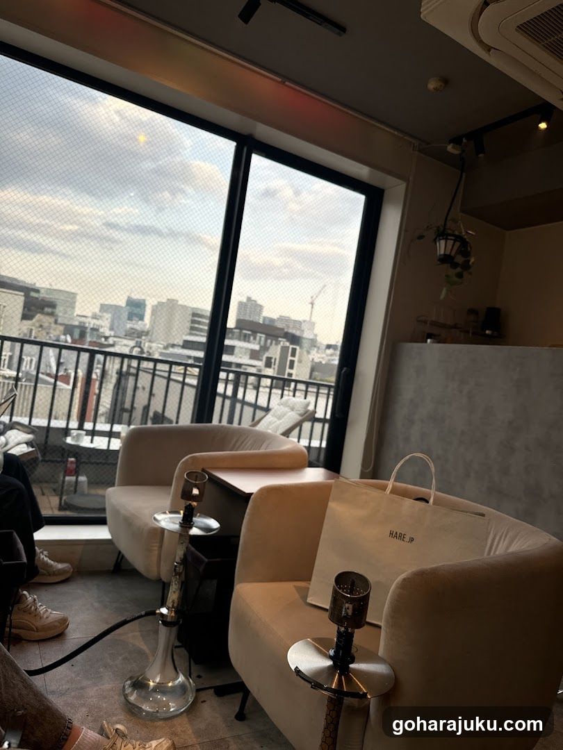 Interior Lounge with City View