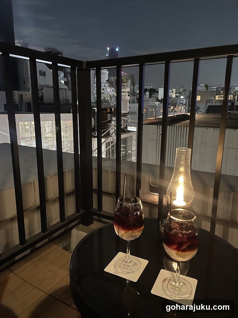 Rooftop Evening with Drinks