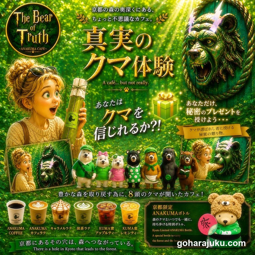 The Bear of Truth - Anakuma Cafe Advertisement