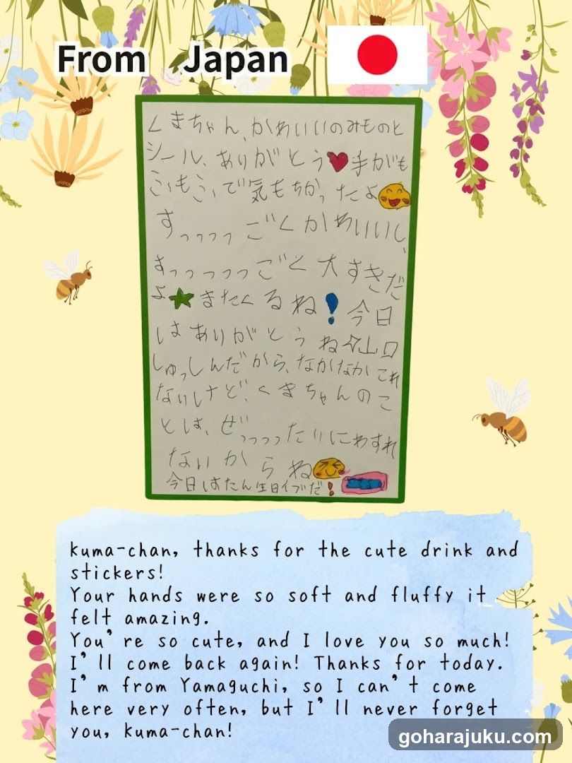 From Japan - Kuma-chan's Message