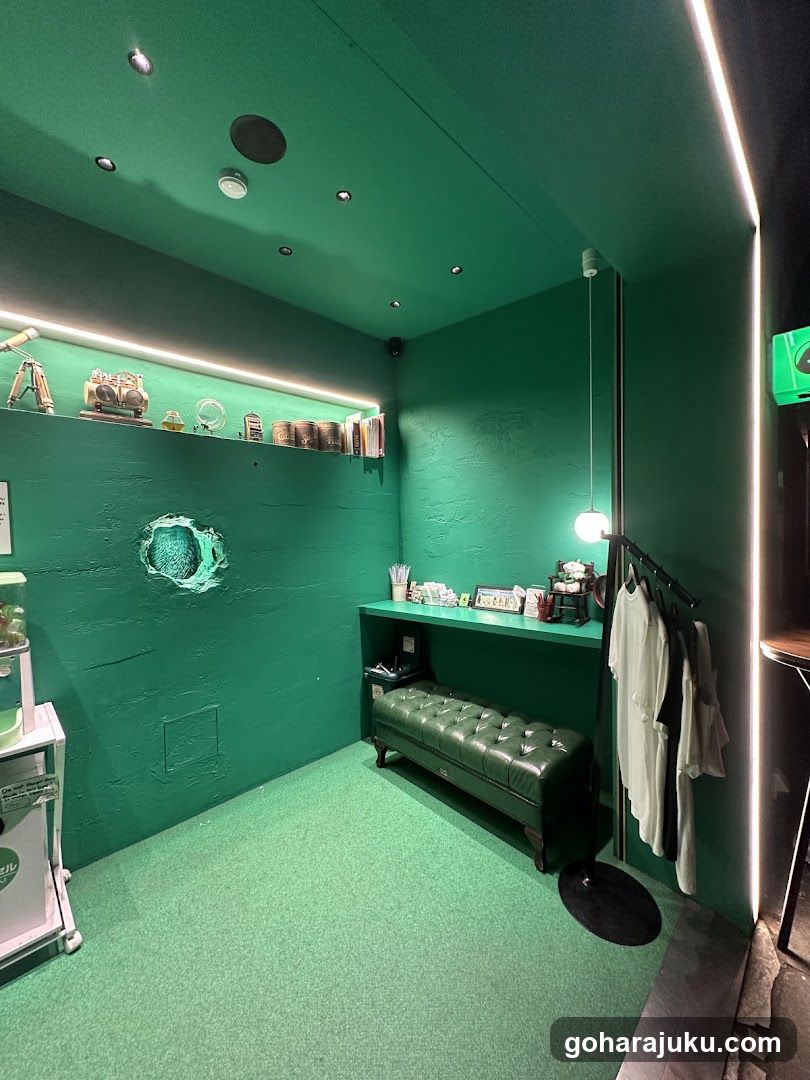 Green Interior Room