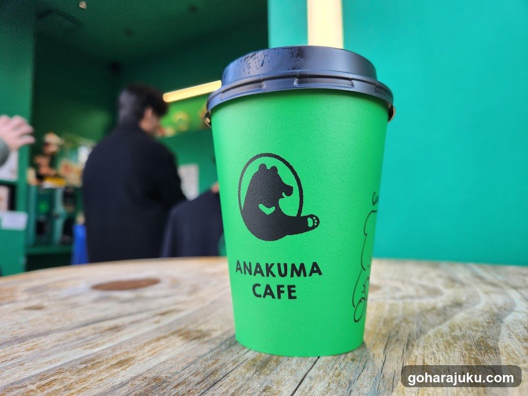 Green Coffee Cup at Cafe