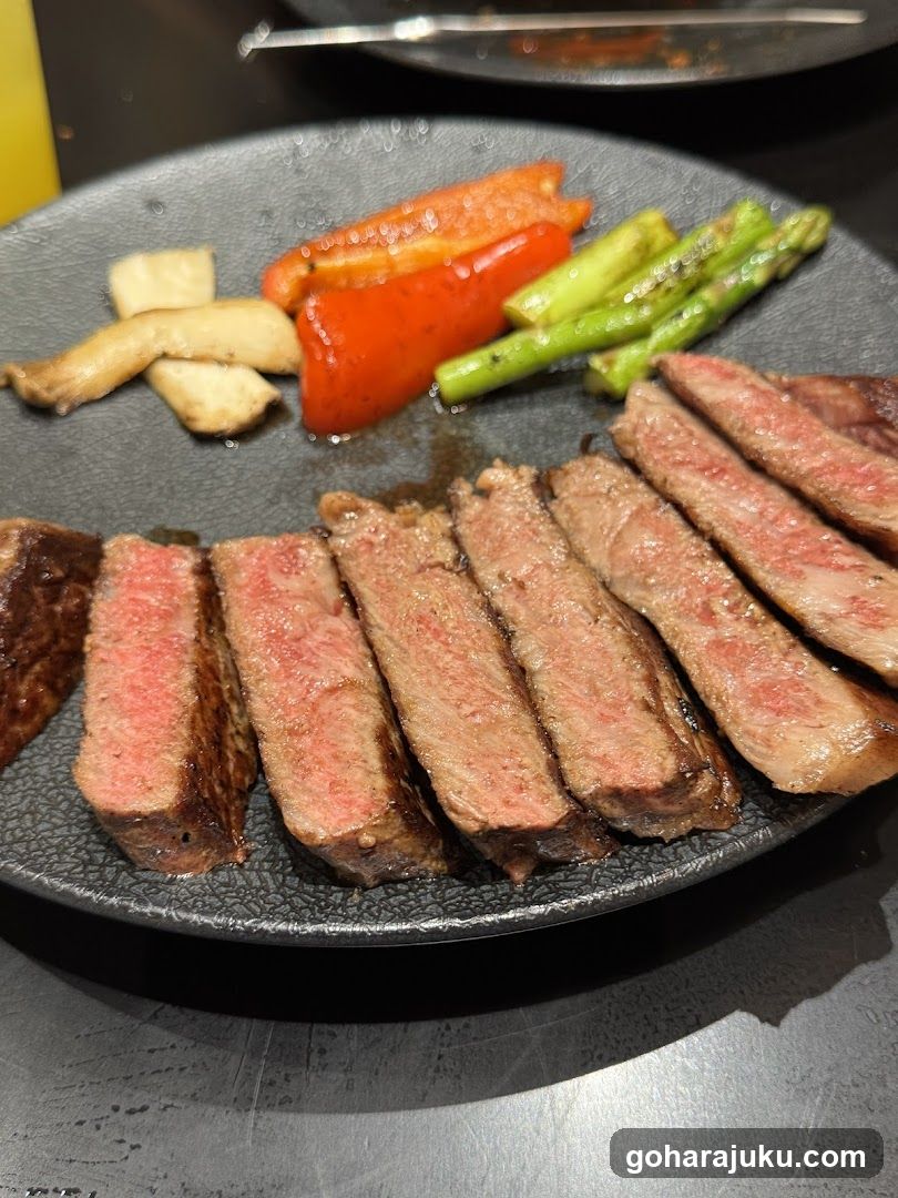 Sliced Steak with Vegetables