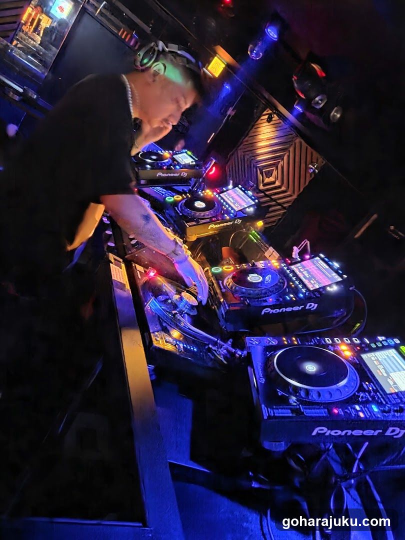 DJ at the booth