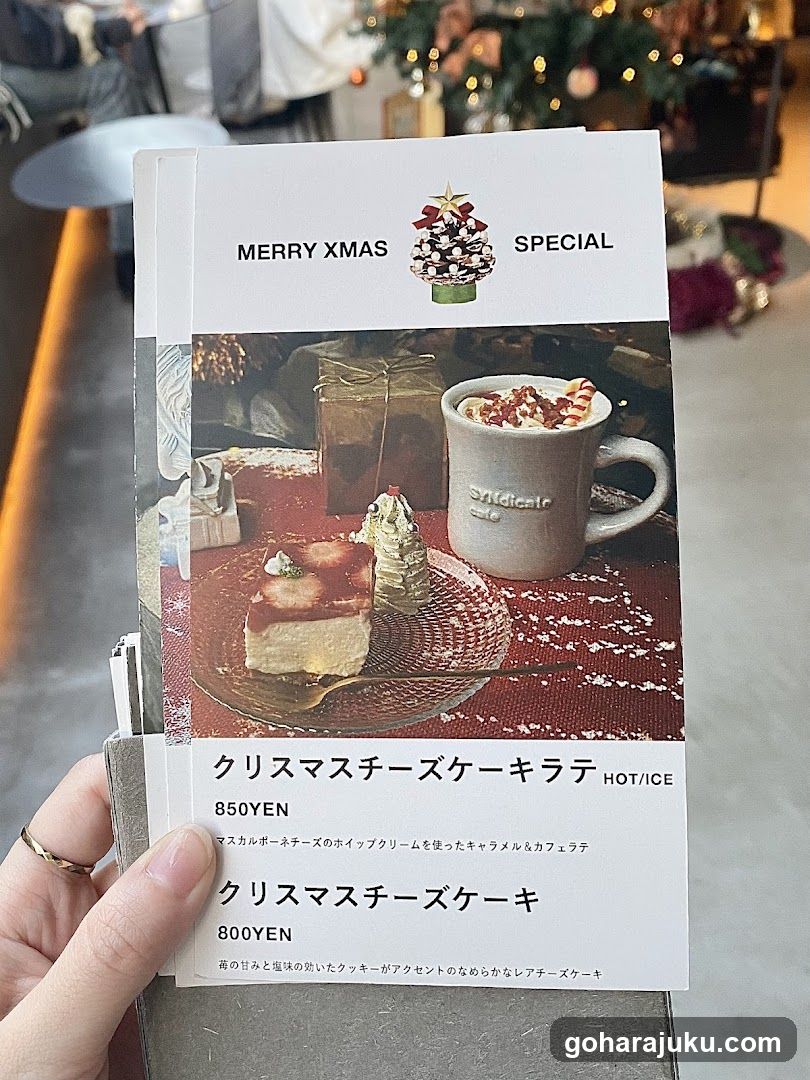 Christmas Special Menu Card