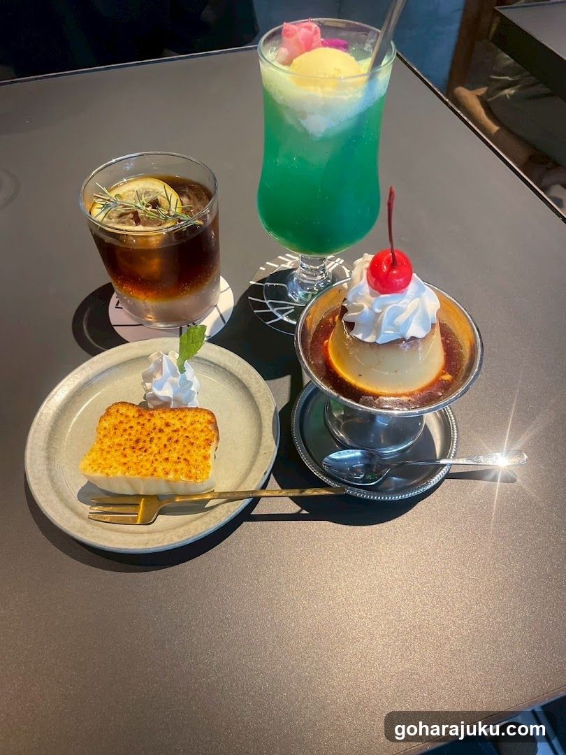 Dessert and Drink Spread