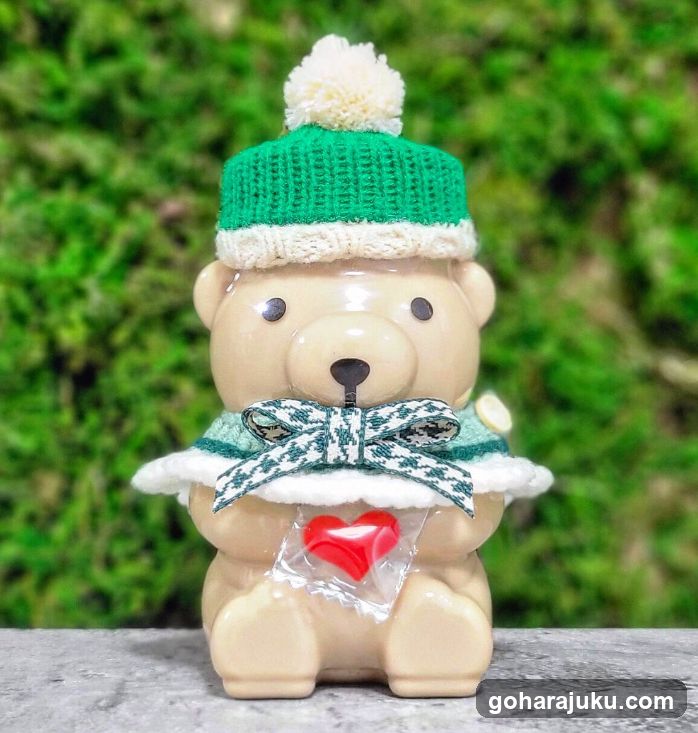 Teddy Bear Figurine with Winter Accessories