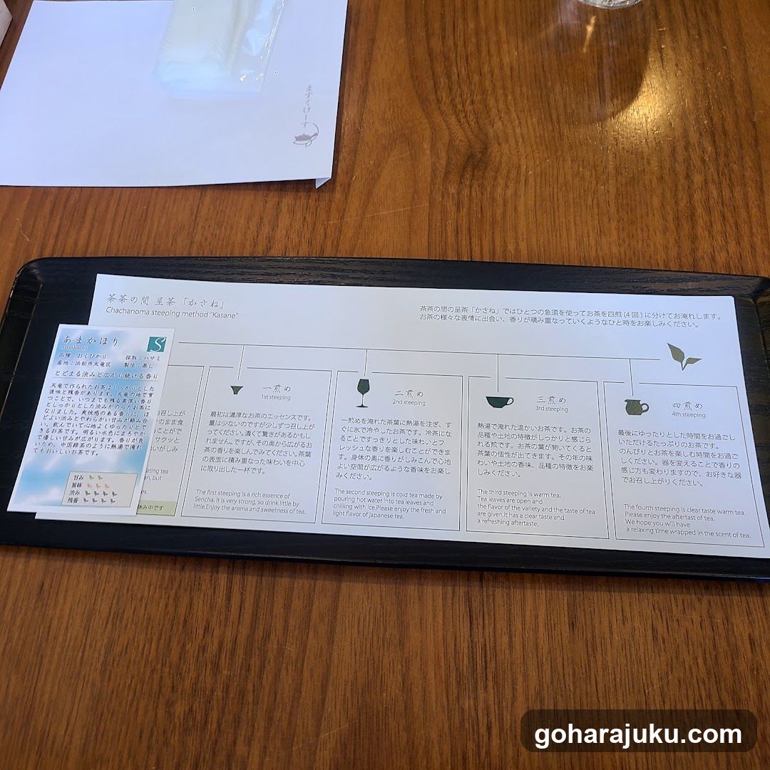 Kusane Tea Tasting Guide